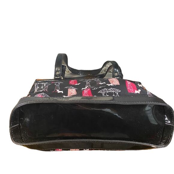Lulu Guinness London Scottie Dog Shoulder Bag Small Tote Women - Picture 3 of 12